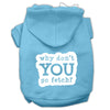 Pet Hoodie Screen Printed, Fetch