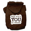 Pet Hoodie Screen Printed, Fetch