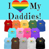 Pet Shirt I Heart My Daddies