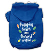 Pet, Dog and Cat Hoodie Screen Printed, Pumpkin Kisses & Harvest Wishes