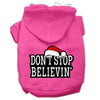 Christmas Pet Hoodie, Don't Stop Believin