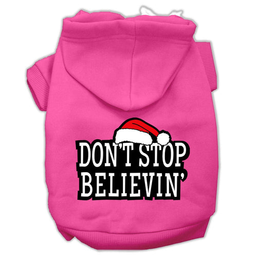 Christmas Pet Hoodie, Don't Stop Believin
