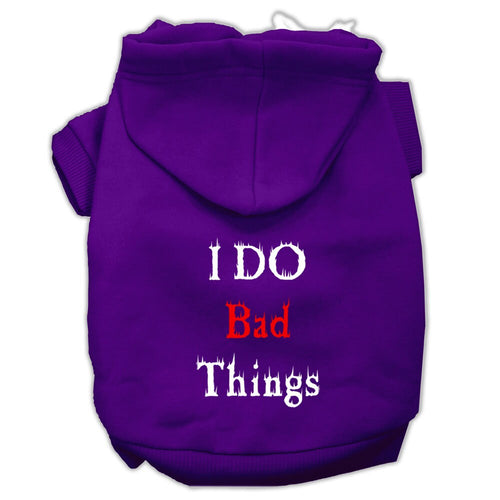 Pet Hoodie I Do Bad Things
