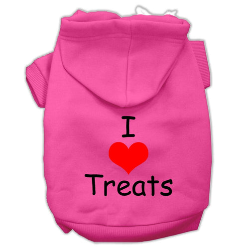 Pet Hoodie I Love Treats