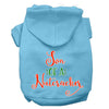 Christmas Pet Hoodie Screen Printed, I Hope Rudolph Eats The Naughty List