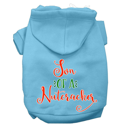 Christmas Pet Hoodie Screen Printed, I Hope Rudolph Eats The Naughty List