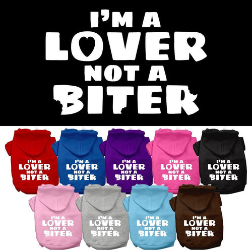 Pet Hoodie I'm A Lover, Not A Biter