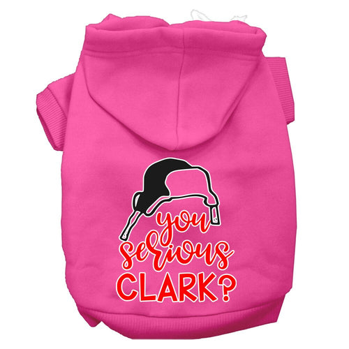 Christmas Pet Hoodie Screen Printed, You Serious Clark?