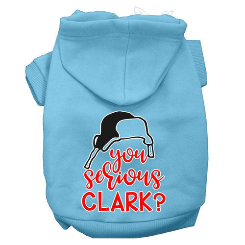 Christmas Pet Hoodie Screen Printed, You Serious Clark?
