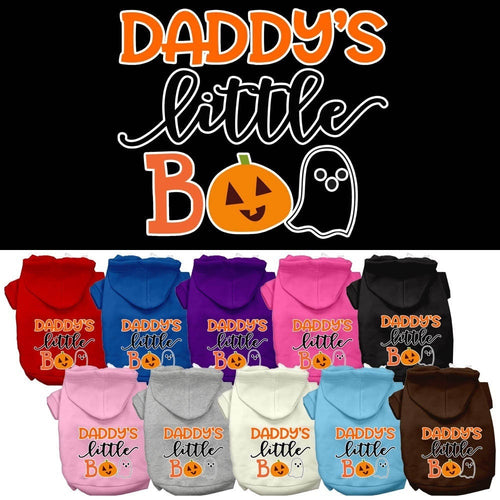 Halloween Pet Hoodie Daddy's Little Boo