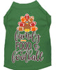 Pet Dog and Cat Shirt Screen Printed, Family, Food & Football