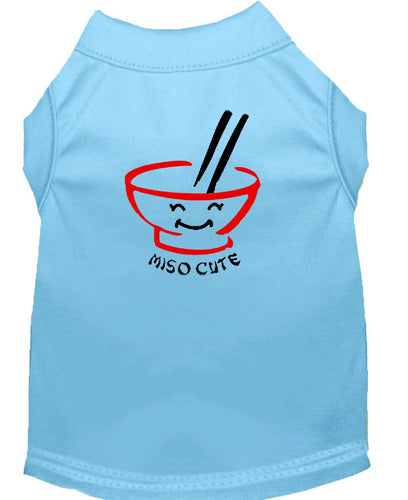 Pet Dog & Cat Shirt Screen Printed, Miso Cute