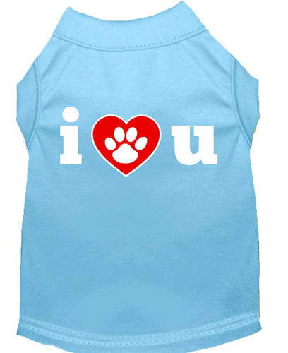 Pet Shirt I Love You
