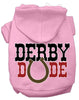 Pet, Dog & Cat Hoodie Screen Printed, Derby Dude