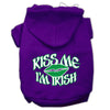 Pet Hoodie Kiss Me I'm Irish