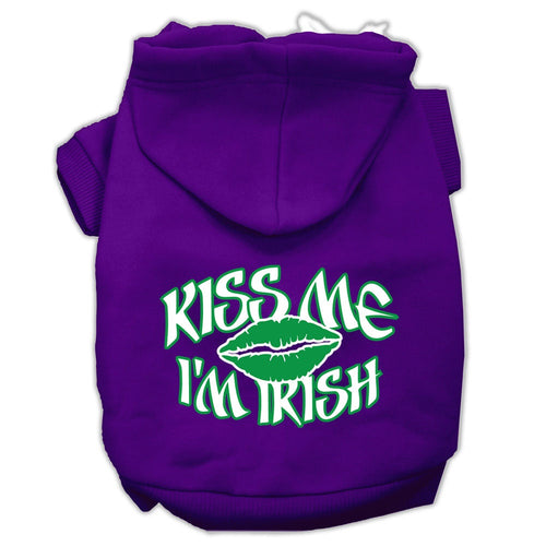 Pet Hoodie Kiss Me I'm Irish
