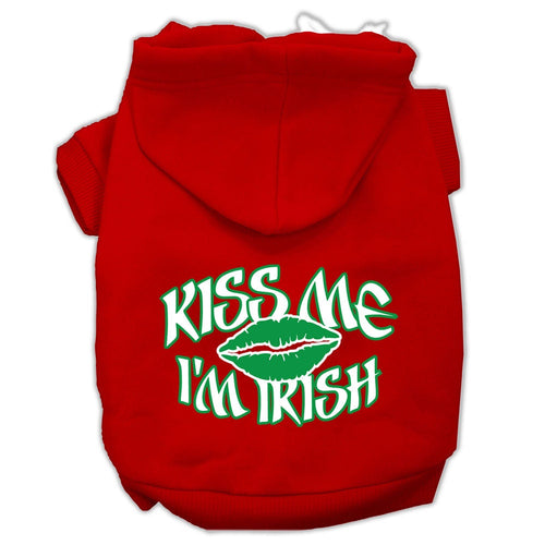 Pet Hoodie Kiss Me I'm Irish