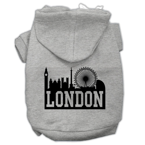 Pet Hoodie London Skyline