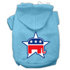 Pet Dog & Cat Hoodie Screen Printed, Republican