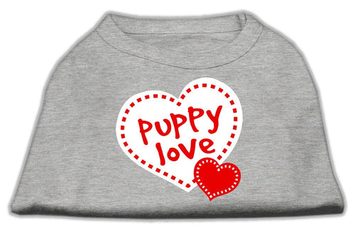 Pet Dog & Cat Shirt Screen Printed, Puppy Love