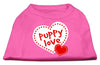 Pet Dog & Cat Shirt Screen Printed, Puppy Love