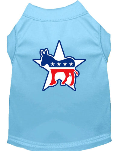 Pet Dog & Cat Shirt Screen Printed, Democrat