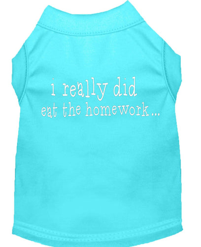 Pet Shirt I Really Did Eat The Homework