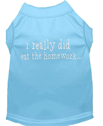 Pet Shirt I Really Did Eat The Homework