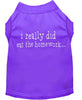 Pet Shirt I Really Did Eat The Homework