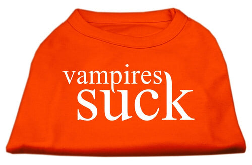 Halloween Pet Dog & Cat Shirt Screen Printed, Vampires Suck