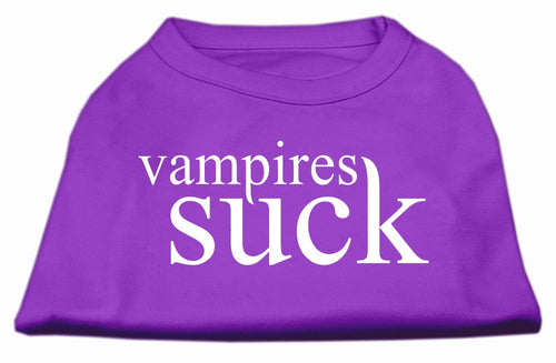 Halloween Pet Dog & Cat Shirt Screen Printed, Vampires Suck