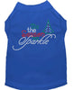 Christmas Pet Dog & Cat Shirt Rhinestone, Tis the Season to Sparkle