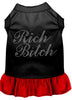 Pet Dress Rhinestone, Rich Bitch