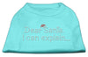 Christmas Pet Dog & Cat Shirt Rhinestone, Dear Santa, I Can Explain