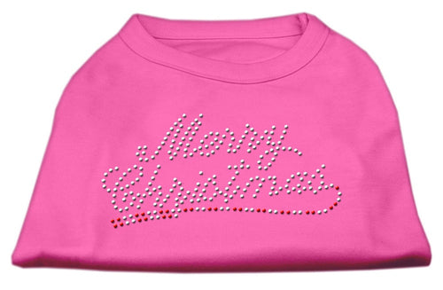 Christmas Pet Dog & Cat Shirt Rhinestone, Merry Christmas