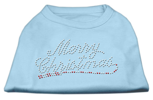 Christmas Pet Dog & Cat Shirt Rhinestone, Merry Christmas