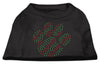 Christmas Pet Dog & Cat Shirt Rhinestone, Holiday Paw