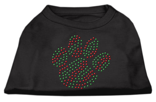 Christmas Pet Dog & Cat Shirt Rhinestone, Holiday Paw