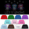 Christmas Pet Dog & Cat Shirt Rhinestone, Let It Snow Penguins