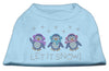 Christmas Pet Dog & Cat Shirt Rhinestone, Let It Snow Penguins