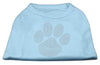 Pet Shirt Rhinestone, Green Paw
