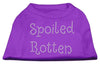 Pet Dog & Cat Shirt Rhinestone, Spoiled Rotten