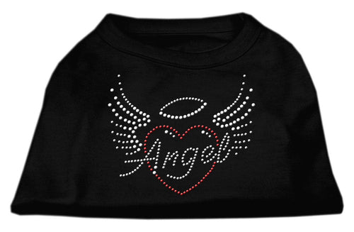 Pet Dog & Cat Shirt Rhinestone, Angel Heart
