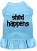 Pet Dress Screen Printed, Shed Happens