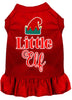 Christmas Pet Dress Screen Printed, Little Elf