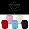 Hanukkah Pet Hoodie Rhinestone, Star Of David