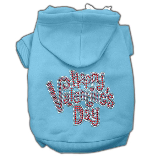 Pet Hoodie Rhinestone, Happy Valentine's Day