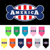 Pet and Dog Bandana Screen Printed, Bonely In America