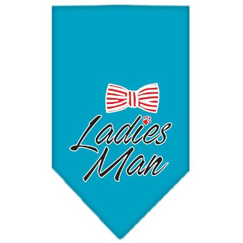Pet and Dog Bandana Screen Printed, Ladies Man