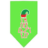 Christmas Pet and Dog Bandana Screen Printed, I'm The Lazy Elf